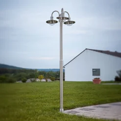 lygtepæl Damion, 200 cm, 3 lyskilder, E27, IP44^Lindby Sale