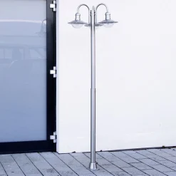 lygtepæl Damion, 200 cm, 3 lyskilder, E27, IP44^Lindby Sale