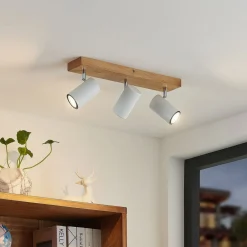 Lindby Loftlamper|Loftlamper>Maniva loftspot, 44 cm, 3 lyskilder, hvid, GU10