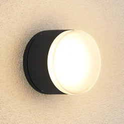 Lindby Mathea udendørs LED-loftlampe, cylinder