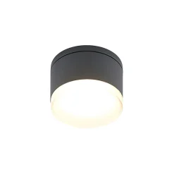 Lindby Mathea udendørs LED-loftlampe, cylinder