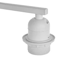 Maureka loftlampe, 94 cm, 6 lyskilder, tekstil^Lindby Best