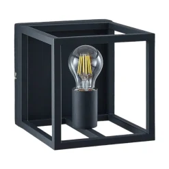 Meron væglampe, kasseform, mørkegrå^Lindby Discount