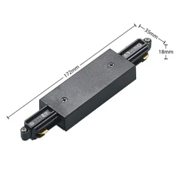 midtindsprøjter Linaro, sort, 1-faset system^Lindby Outlet