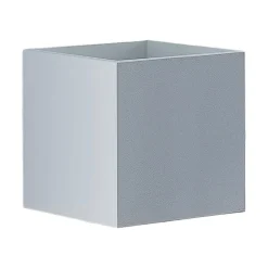 Lindby Mirza væglampe i aluminium, kantet, hvid