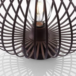 Nahele loftlampe, brun, metal, Ø 40 cm, E27^Lindby