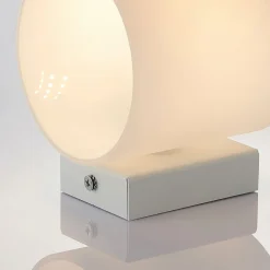 Lindby Nanda væglampe i glas, rund