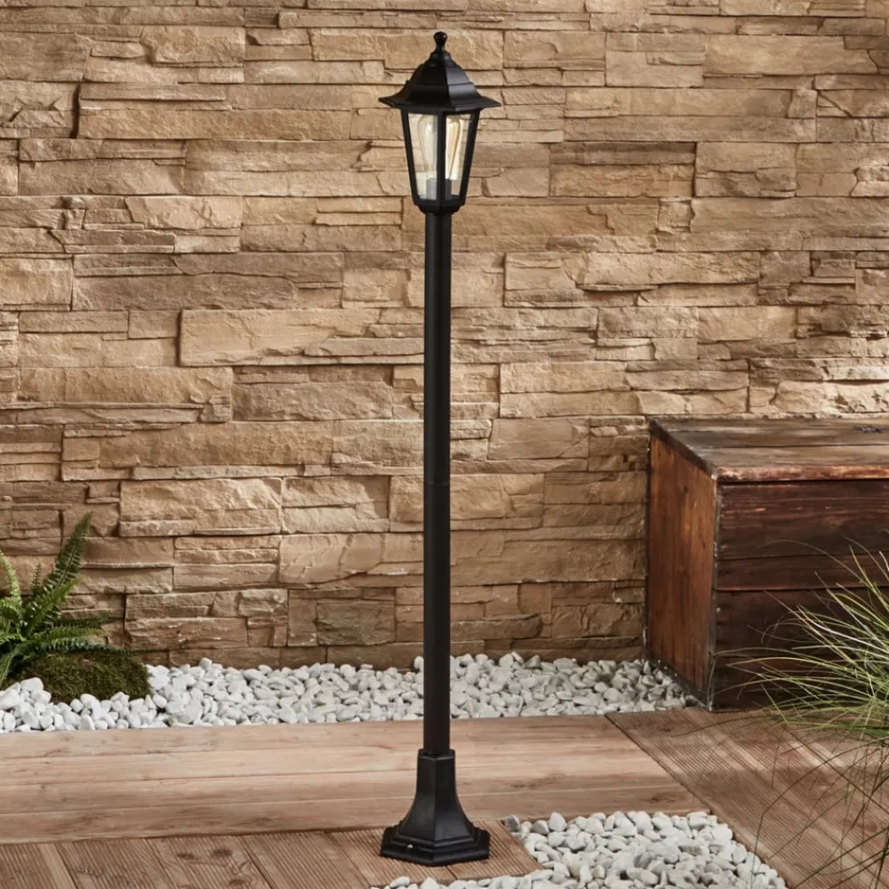 Lindby Terrassebelysning|Gadebelysning>Nane vejlampe, 122 cm, lygte, saltvandsresistent, E27