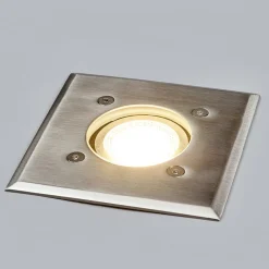 Nedgravningslampe Insa, 11 x 11 cm, GU10, IP67^Lindby Outlet