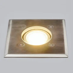 Nedgravningslampe Insa, 11 x 11 cm, GU10, IP67^Lindby Outlet