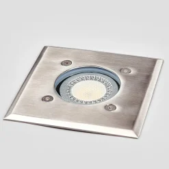 Nedgravningslampe Insa, 11 x 11 cm, GU10, IP67^Lindby Outlet