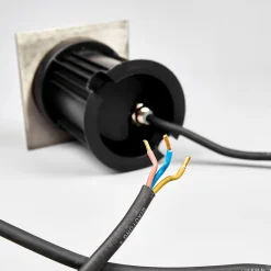 Nedgravningslampe Insa, 11 x 11 cm, GU10, IP67^Lindby Outlet