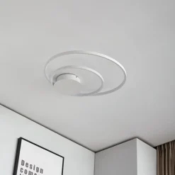 Nerwin LED-loftlampe, rund, hvid^Lindby Sale