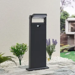 Lindby Solcelle Lampe Med Sensor|Gadebelysning Med Sensor>Novalie LED-gadelampe