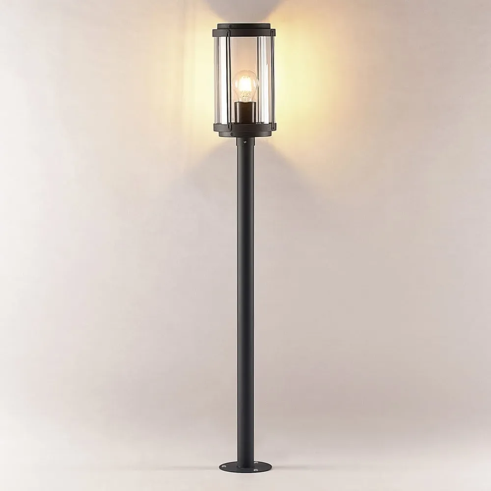 Ojali vejlampe, rund, mørkegrå^Lindby Online