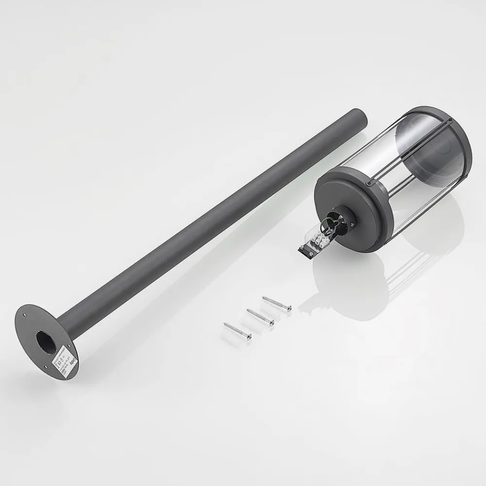 Ojali vejlampe, rund, mørkegrå^Lindby Online