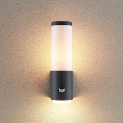 Okari udendørs væglampe med sensor, lige^Lindby Sale