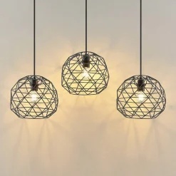 Lindby Paridimo hængelampe af stål, 3 lyskilder