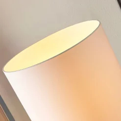 Parsa gulvlampe, hvid, tekstil, højde 167 cm, E27^Lindby Sale