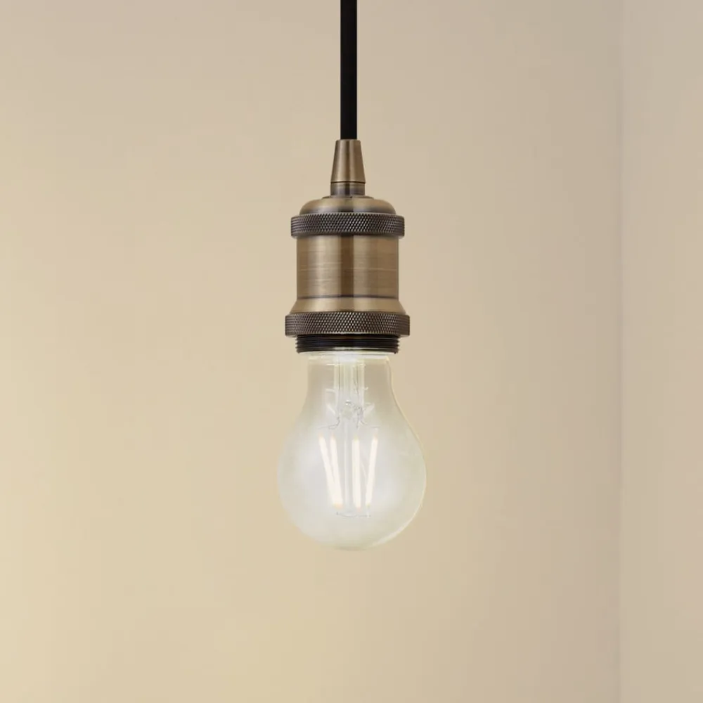 Lindby Pendellamper|Pendellamper>pendellampe Hattie, messing, Ø 5 cm, metal, E27