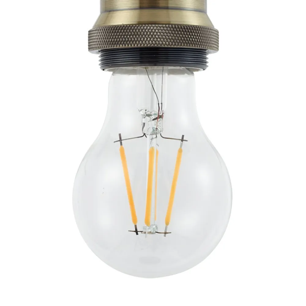 Lindby Pendellamper|Pendellamper>pendellampe Hattie, messing, Ø 5 cm, metal, E27