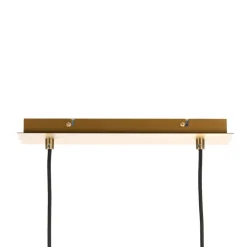 Lindby pendellampe Kaylou, 5 lyskilder, bronzefarvet, aluminium