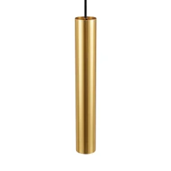 Lindby pendellampe Linaro, 40 cm, guld, 1-faset, GU10