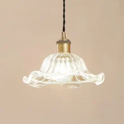 Lindby Pendellamper|Pendellamper>pendellampe Ludowika, transparent, glas, Ø25cm, E27