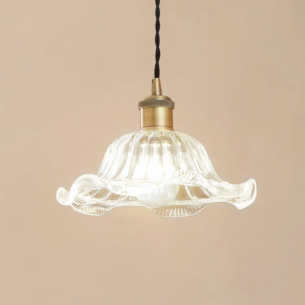 Lindby Pendellamper|Pendellamper>pendellampe Ludowika, transparent, glas, Ø25cm, E27