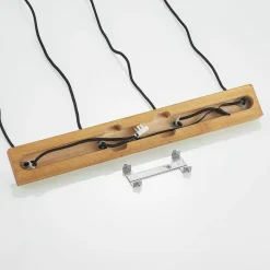 Lindby pendellampe Maniva. 60 cm, 4 lyskilder, sort, GU10