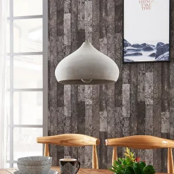 Lindby Pendellamper|Pendellamper>pendellampe Morton, Ø 29 cm, grå, beton, E27