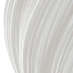 Lindby pendellampe Nuvia, Ø 15,5 cm, hvid, 3D-print