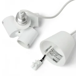 pendellampe Simaria, brun/grå/hvid, Ø 60 cm, E27^Lindby