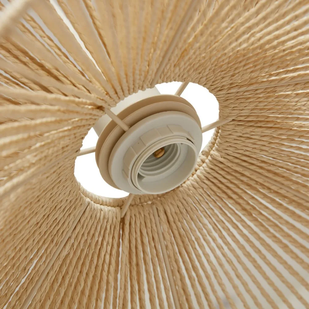 pendellampe Valdorin, beige, papir, Ø 40 cm, E27^Lindby Hot