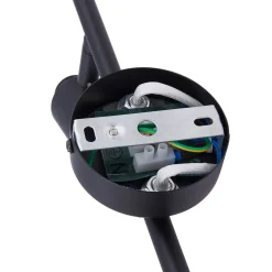 Pendura loftlampe, 4 lyskilder, sort, glas^Lindby Clearance