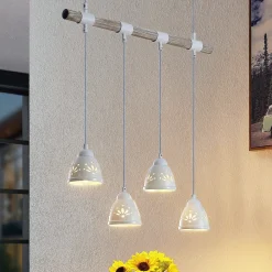 Lindby Pimana pendellampe, 4 lyskilder