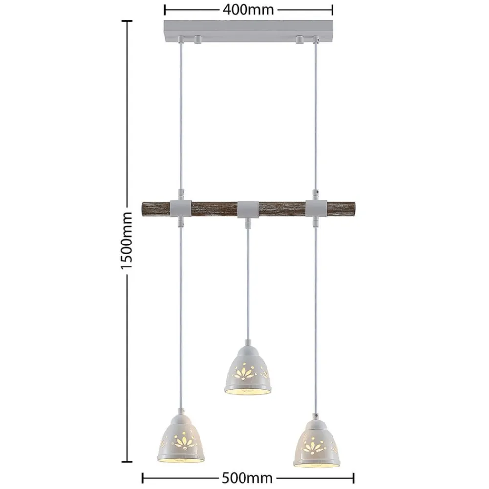 Lindby Pendellamper>Pimana pendellampe, 3 lyskilder