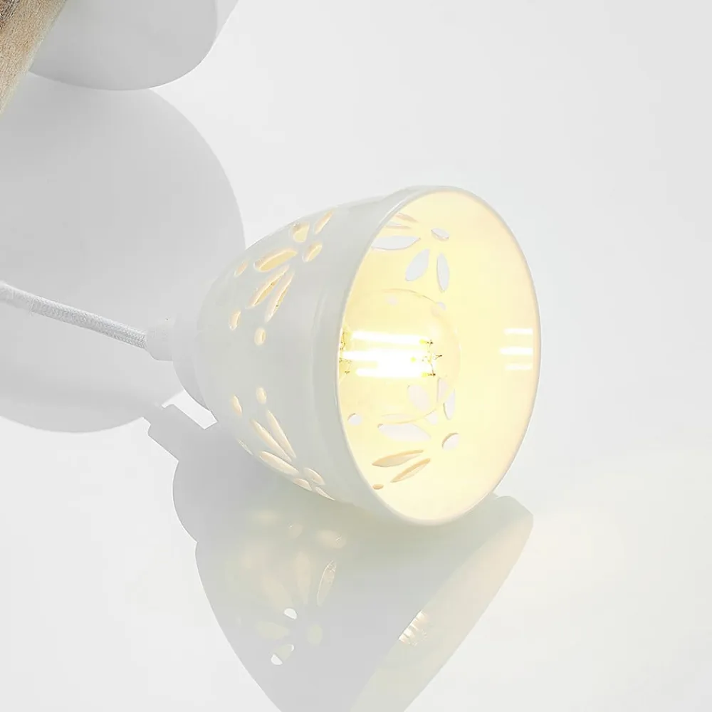 Pimana væglampe med keramisk skærm^Lindby