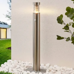 Piper Sensor-vejlampe i stål^Lindby Outlet