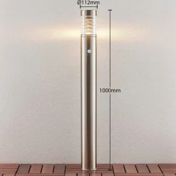 Piper Sensor-vejlampe i stål^Lindby Outlet