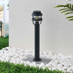 Lindby pullert Alvaro, antracit, 60 cm, IP44, E27