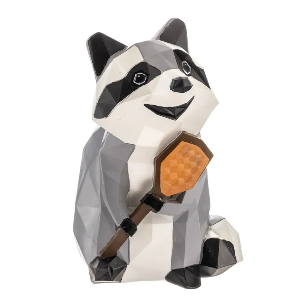 Lindby Dekorationsbelysning|Solcellelamper>Racoon LED-solcellelampe, figur, vaskebjørn