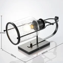 Rozalie væglampe, sort, metal, lygte, 44cm^Lindby Hot