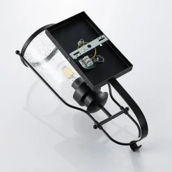 Rozalie væglampe, sort, metal, lygte, 44cm^Lindby Hot