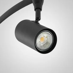 Lindby skinnesystem Delila, sort, fleksibel brug