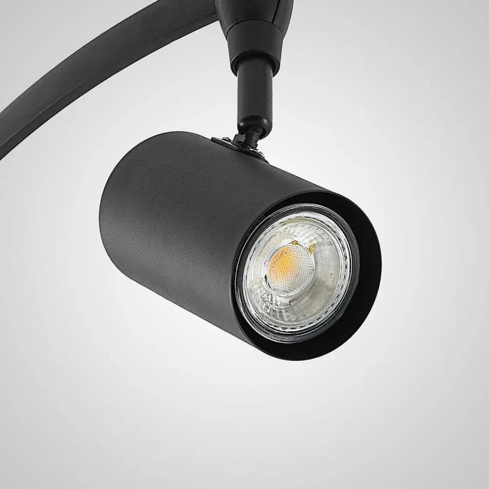 Lindby skinnesystem Delila, sort, fleksibel brug