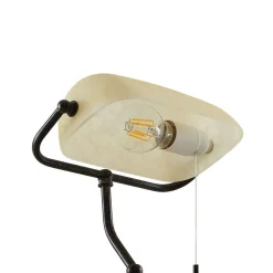 skrivebordslampe Profina, 39 cm, rustbrun, stål^Lindby Hot