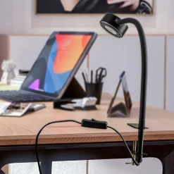 skruetvingelampe Jyla, sort, 2.700 K, GX53^Lindby Sale