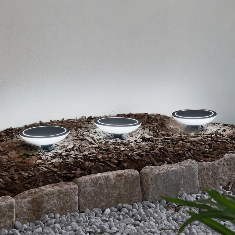 Lindby Smart LED jordspydslys Thalas, CCT ,RGB, Tuya, 3 enheder