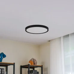 Smart LED loftlampe Pravin, Ø 40 cm, CCT, sort^Lindby Clearance